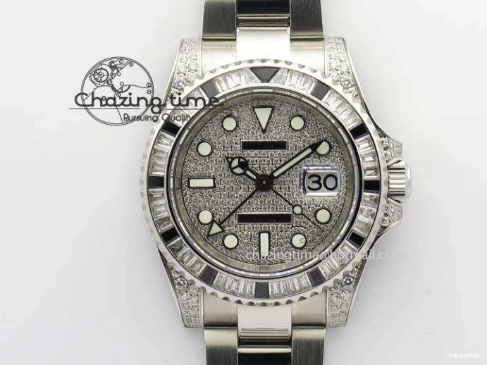 On SS 116759 Bp-Maker A3186 Dial Diamond GMT-Master II Black Crystal Ruby Bracelet SS 0403